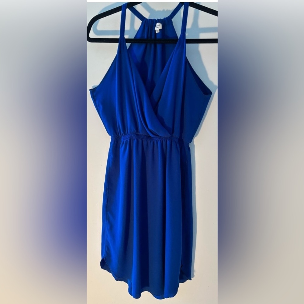 WILFRED - Elegant Blue Sleeveless Dress